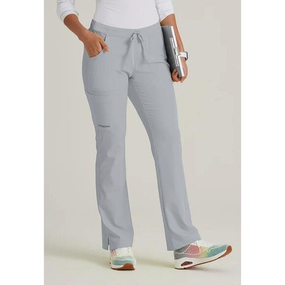 SKECHERS Women's Reliance 3-Pocket Mid-Rise Fit & Flare Leg Scrub Pant Size M - Picture 1 of 11